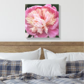 Bloem Close-up - In Bloei - Roze Canvas Afdruk (Insitu (Slaapkamer))