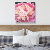 Bloem Close-up - In Bloei - Roze Canvas Afdruk (Insitu (Slaapkamer))