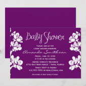 Bloem Collectie | BABY SHOWER | Uitnodiging (Voorkant / Achterkant)