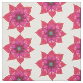 Bloem Custom gekamd katoen (56" breedte) stof (Swatch)