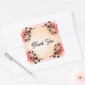 Bloem Dank je stickers (Envelop)