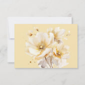 Bloem Dank u Foto Sympathie Verdriet Verlies Kaart (Achterkant)