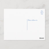 Bloem Dank u Geel Zonnebloem Bloemen Briefkaart (Achterkant)