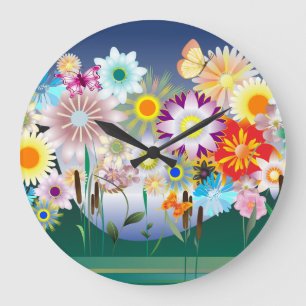 Bloem Decor 14 wandklokken en numerieke opties