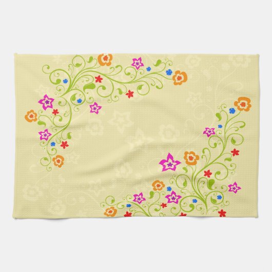 Bloem Decor 1 keukenhanddoek (Horizontaal)