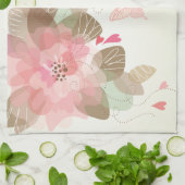 Bloem Decor 1 keukenhanddoek (Gevouwen)