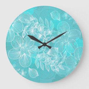 Bloem Decor 25 wandklokken & numerieke opties