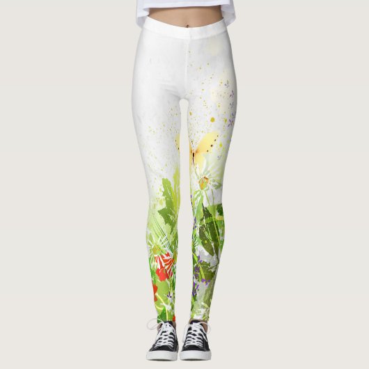 Bloem Decor 30 Leggings (Voorkant)