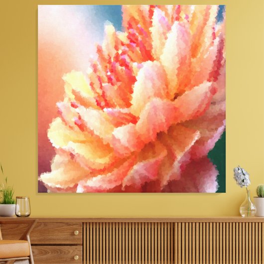 Bloem Decor 78 Canvas Afdruk (Insitu (Woonkamer))