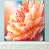 Bloem Decor 78 Canvas Afdruk (Insitu (Houten vloer))