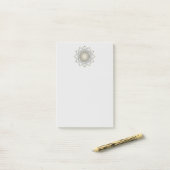 Bloem Des Levens - Bloesems Mandala 1 Post-it® Notes (Op bureau)