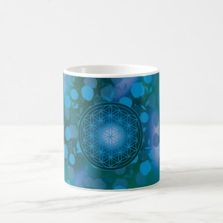 bloem des levens, chakra,zen,heilige geometrie, koffiemok