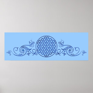 Bloem des Levens / Flower of Life - vintage III Poster