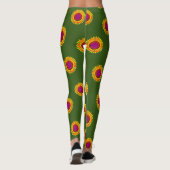 Bloem Des Levens - Geometrische Bloesem 4 Leggings (Achterkant)