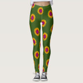Bloem Des Levens - Geometrische Bloesem 4 Leggings (Voorkant)