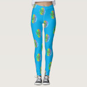 Bloem Des Levens - Geometrische Bloesem 5 Leggings (Voorkant)