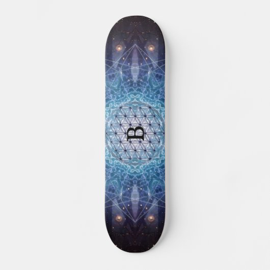 Bloem des Levens / Gepersonaliseerd Spiritueel Cad Skateboard (Voorkant)