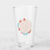 bloem des levens glas (Voorkant)