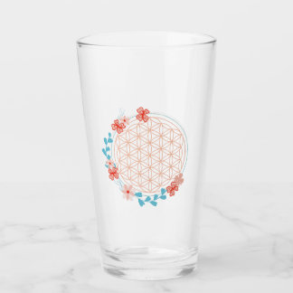 bloem des levens glas