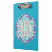 Bloem Des Levens - Indiase Mandala 2 Klembord (Links)