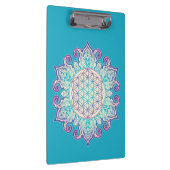 Bloem Des Levens - Indiase Mandala 2 Klembord (Rechts)