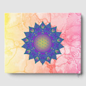 Bloem Des Levens - Indiase Mandala 3 Gastenboek (Achterkant)