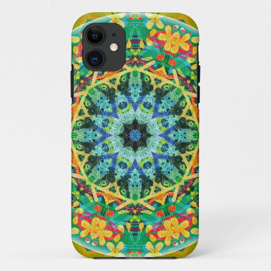 Bloem des Levens Mandala 10 iPhone 5/5S Hoesje (Achterkant)