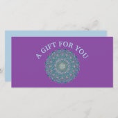 Bloem Des Levens - Mandala in Indiase Stijl 1 (Voorkant / Achterkant)