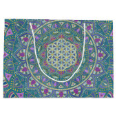 Bloem Des Levens - Mandala India-stijl 1 Groot Cadeauzakje (Achterkant)