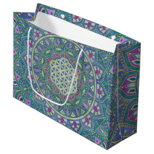 Bloem Des Levens - Mandala India-stijl 1 Groot Cadeauzakje