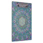 Bloem Des Levens - Mandala India Stijl 1 Klembord (Rechts)
