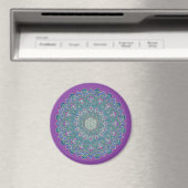 Bloem Des Levens - Mandala India-stijl 1 Magneet (Insitu (Vaatwasser))
