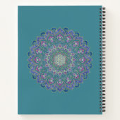 Bloem Des Levens - Mandala India Stijl 1 Notitieboek (Achterkant)