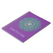 Bloem Des Levens - Mandala India-stijl 1 Notitieboek (Linkerzijde)