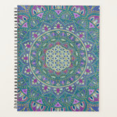 Bloem Des Levens - Mandala India Stijl 1 Planner (Voorkant)