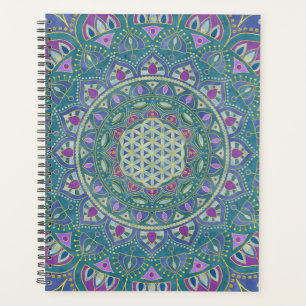 Bloem Des Levens - Mandala India Stijl 1 Planner