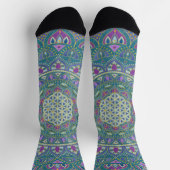 Bloem Des Levens - Mandala India Stijl 1 Sokken (Top)