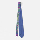 Bloem Des Levens - Mandala India Stijl 1 Stropdas (Achterkant)
