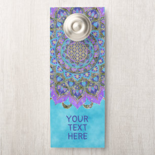 Bloem Des Levens - Mandala India Stijl 2 Deurhanger