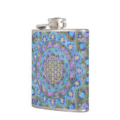 Bloem Des Levens - Mandala India Stijl 2 Heupfles (Links)