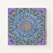 Bloem Des Levens - Mandala India Stijl 2 Notitieboek (Achterkant)