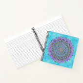 Bloem Des Levens - Mandala India Stijl 2 Notitieboek (Binnen)