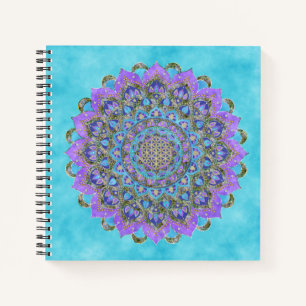Bloem Des Levens - Mandala India Stijl 2 Notitieboek
