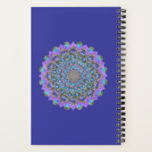 Bloem Des Levens - Mandala India Stijl 2 Notitieboek (Achterkant)