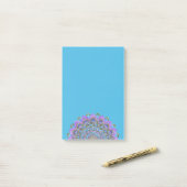 Bloem Des Levens - Mandala India Stijl 2 Post-it® Notes (Op bureau)