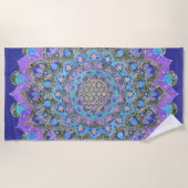 Bloem Des Levens - Mandala India Stijl 2 Strandlaken (Voorkant)