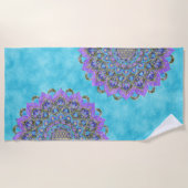 Bloem Des Levens - Mandala India Stijl 2 Strandlaken (Voorkant)