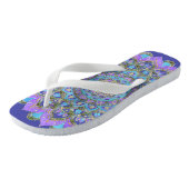 Bloem Des Levens - Mandala India Stijl 2 Teenslippers (Schuin)