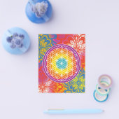 Bloem des levens mandala zen flyer (Enkel)