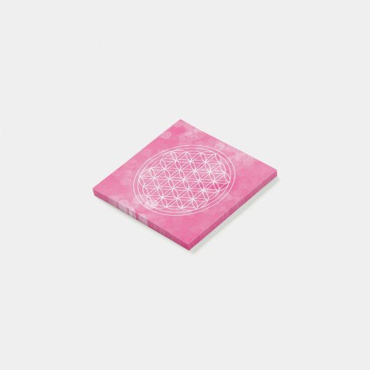 Bloem des levens post-it® notes (Schuin)